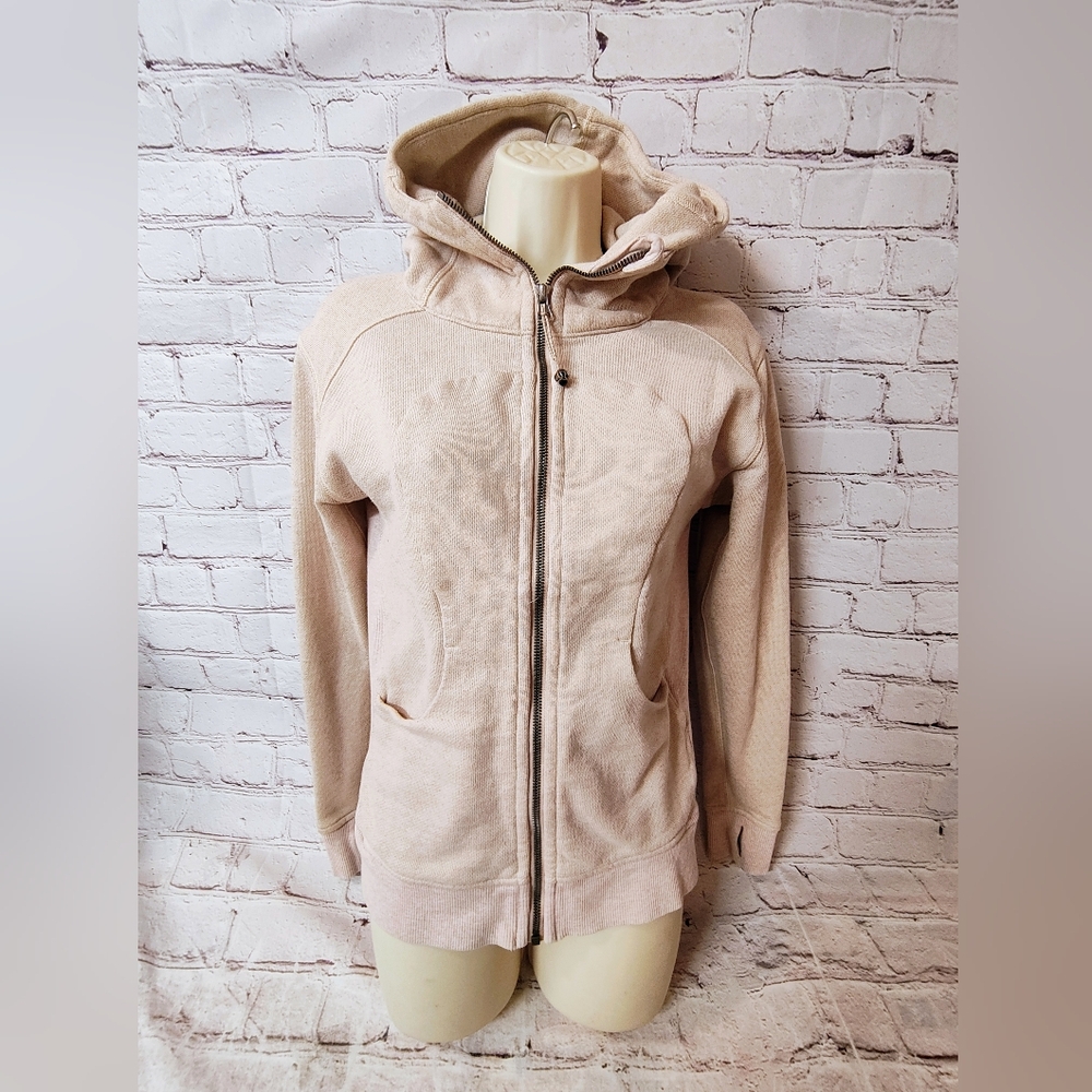 Lululemon Womens Scuba Full Zip Pink Hoodie 4 Activewear Gorpcore Jacket